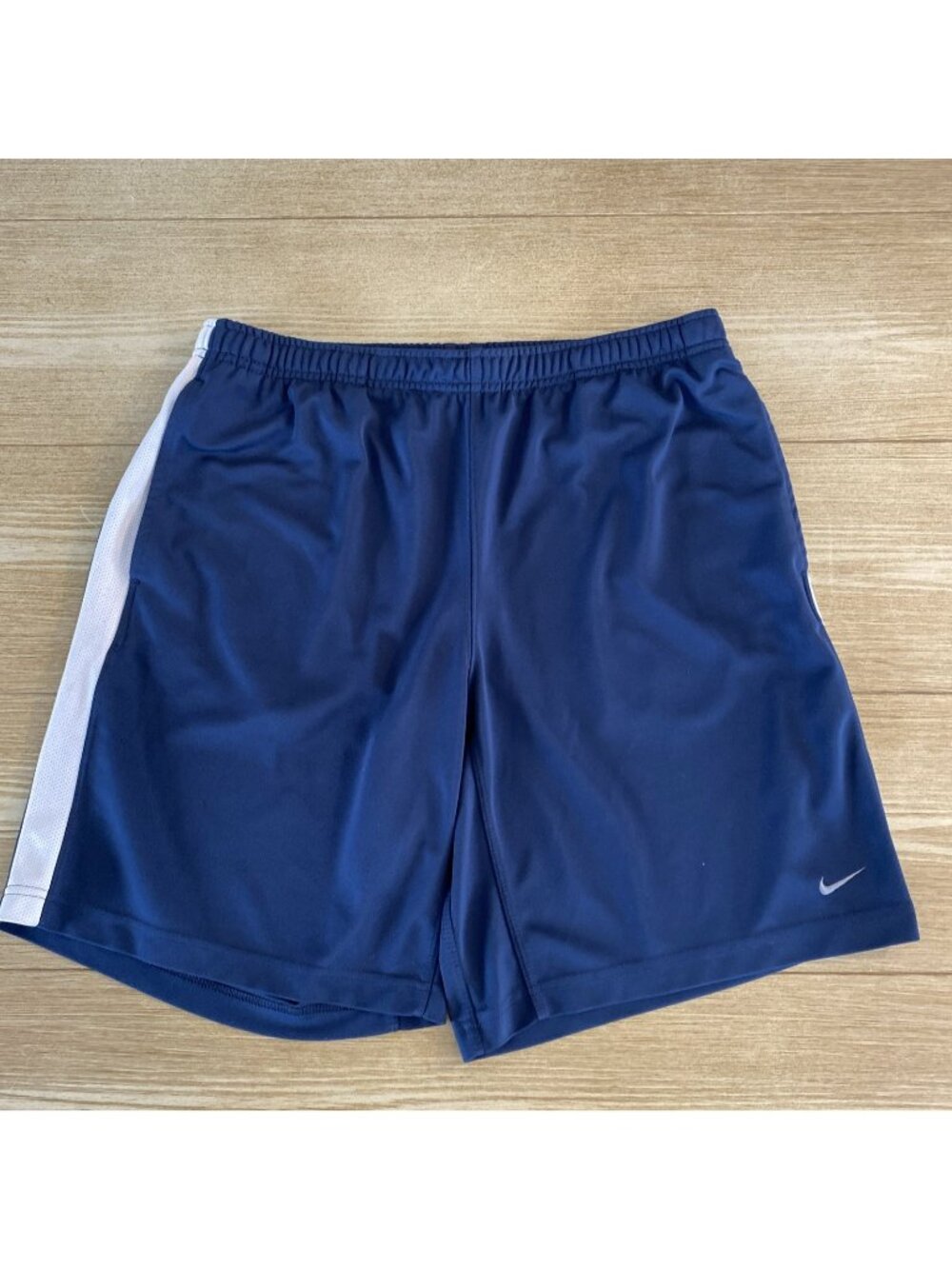 Nike Men Running Workout Shorts Basketball Training Size Large Pocket Drawstring